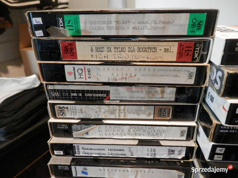 20 kaset VHS bazarówek pomorskie Chojnice