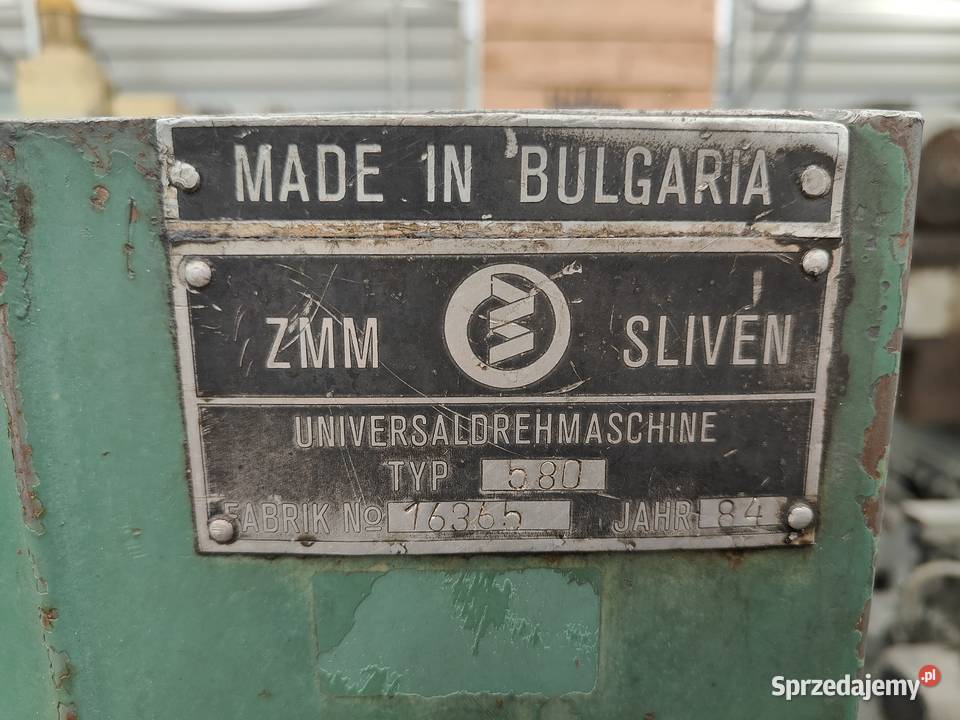TOKARKA UNIWERSALNA ZMM CU580 x 1500 sprzedam