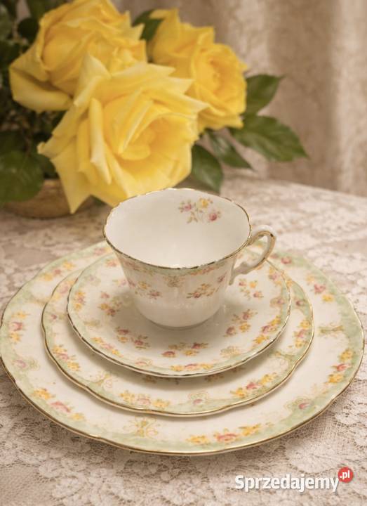 Wiktoriański KwartetRedfern Drakeford Porcelana i szkło Pabianice