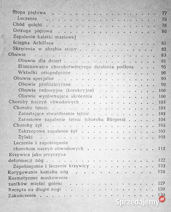 Chcę mieć zdrowe nogi Artur Dziak Rok wydania 1976 Chełm