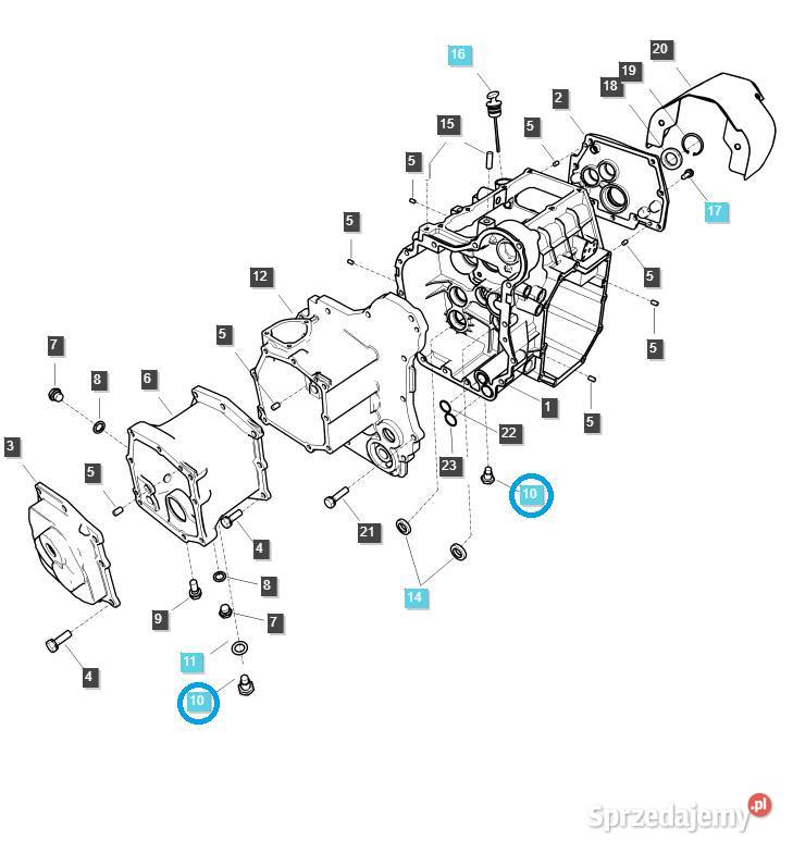 Korek spustu oleju TRG280 LS Tractor 40229917 Tajęcina sprzedam