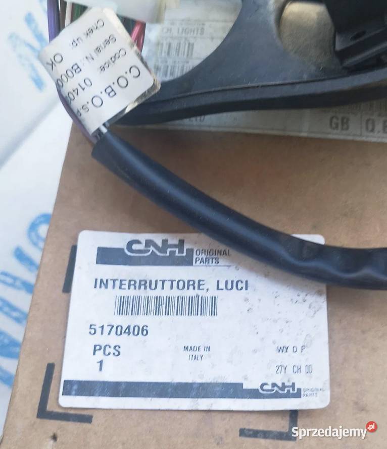 Przełącznik świateł cnh 5170406 ciagnik holland łódzkie Łowicz