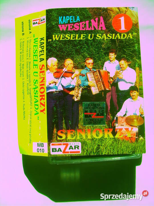 Folk kaseta WESELE U SASIADA KAPELA WESELNA 1