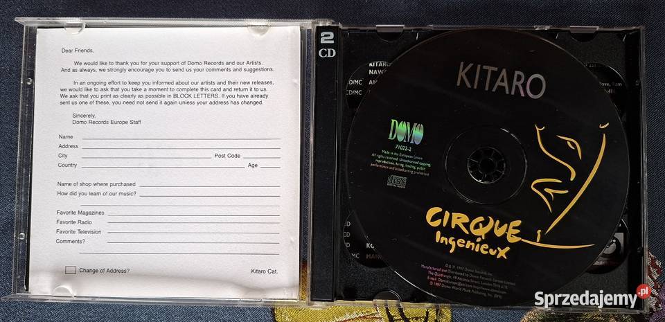 Kitaro Cirque Ingenieux 2CD Płyty i kasety Kraków