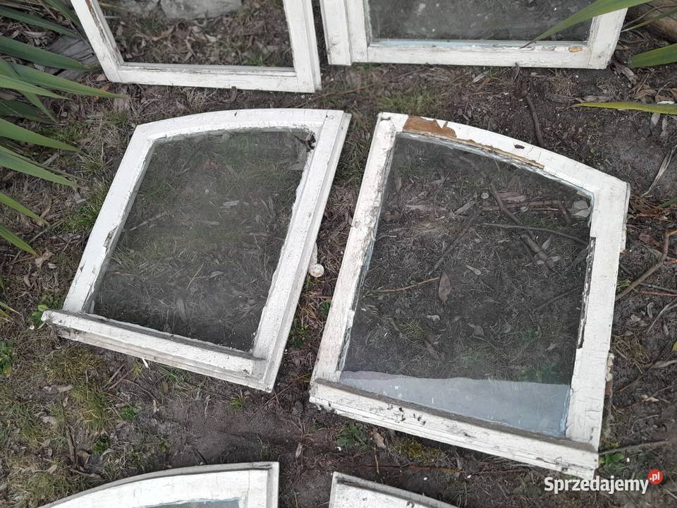 Stare drewniane ramki okienne okna okienka