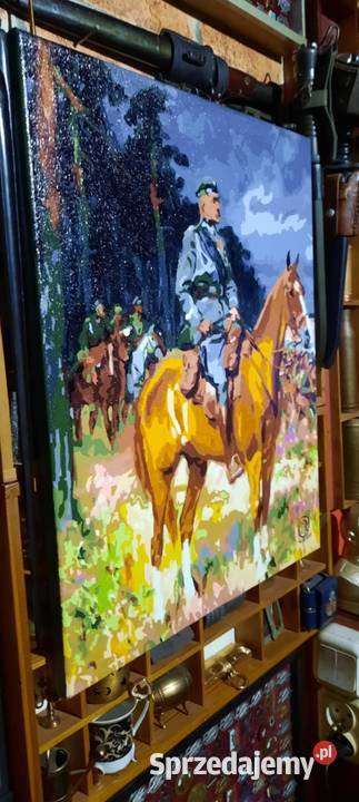Obraz akryl sygnowany 19 bez ramy mazowieckie Warszawa sprzedam