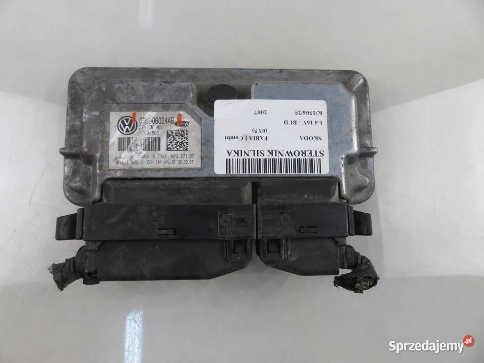 STEROWNIK SKODA FABIA I 6Y5 14 16V BUD