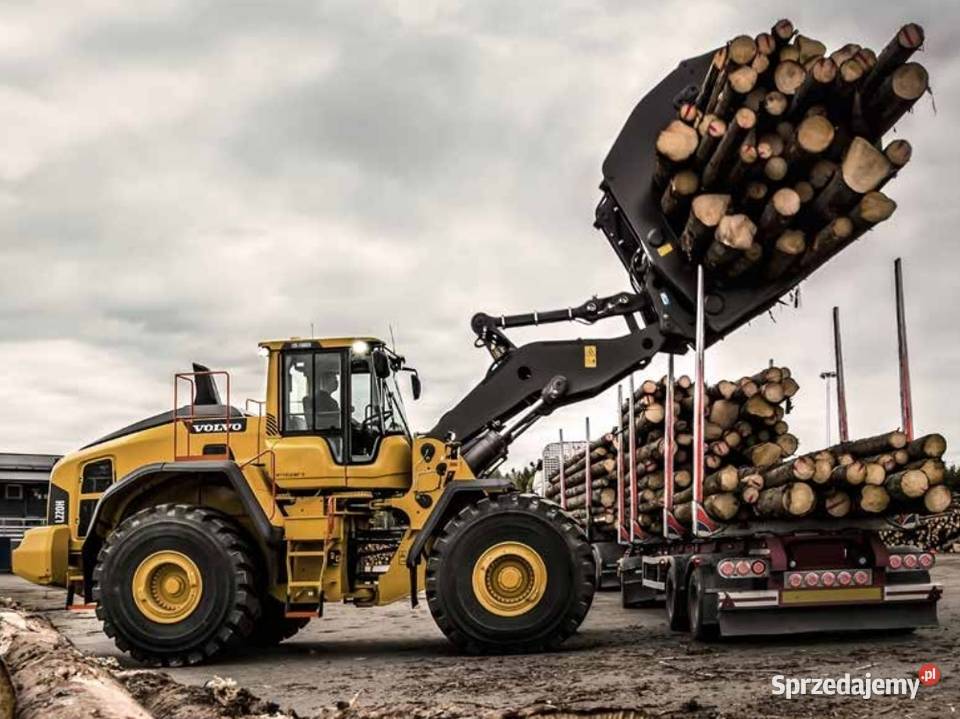Sprzedam wielki chwytak do drewna Volvo liebherr Januszkowice