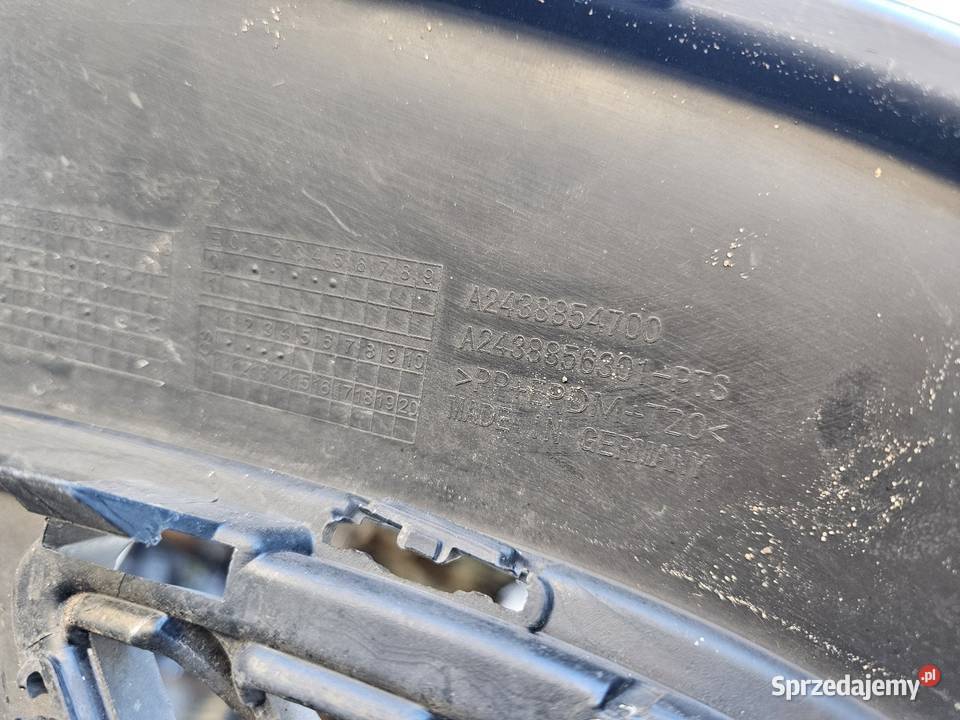MERCEDES EQB W243 SPOILER ZDERZAKA PRZÓD PRZEDNI osobowe Międzychód
