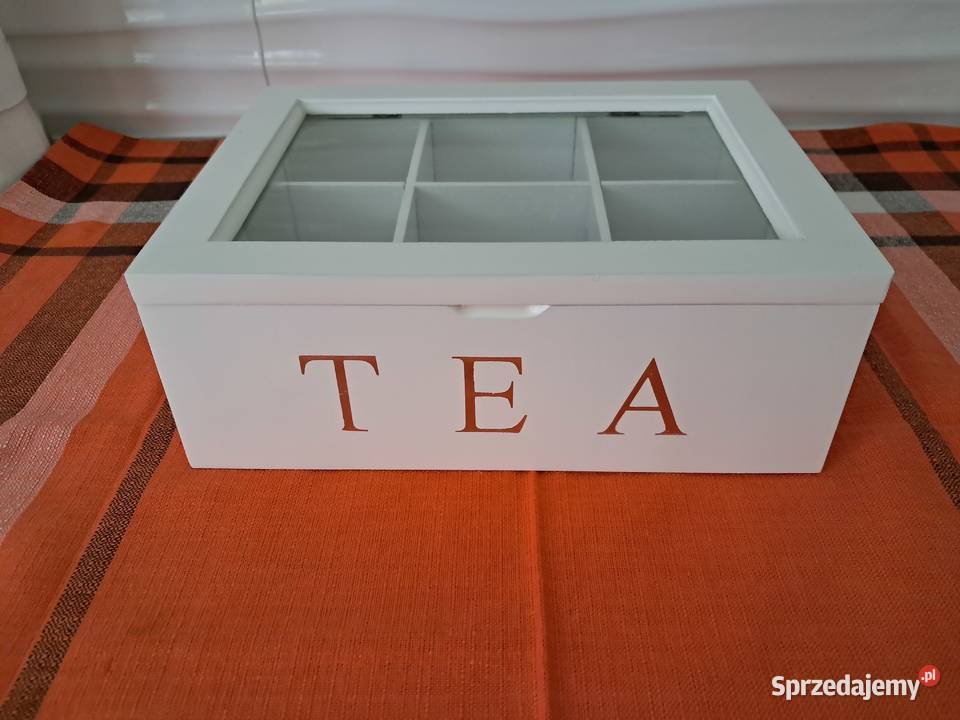 Szkatułka TEA na herbatę w torebkach do małopolskie Kraków