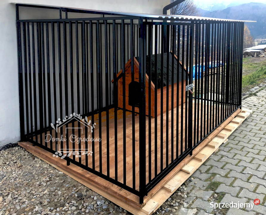 Kojec psów 3x2m Drewniana podłoga Dach spad w sprzedam