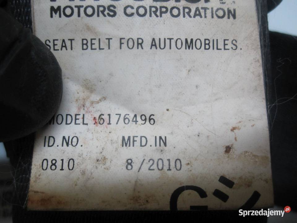 MITSUBISHI ASX 11r pas bezpieczeństwa prawy osobowe