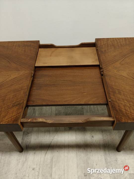stół orzech design lata 6070 vintage
