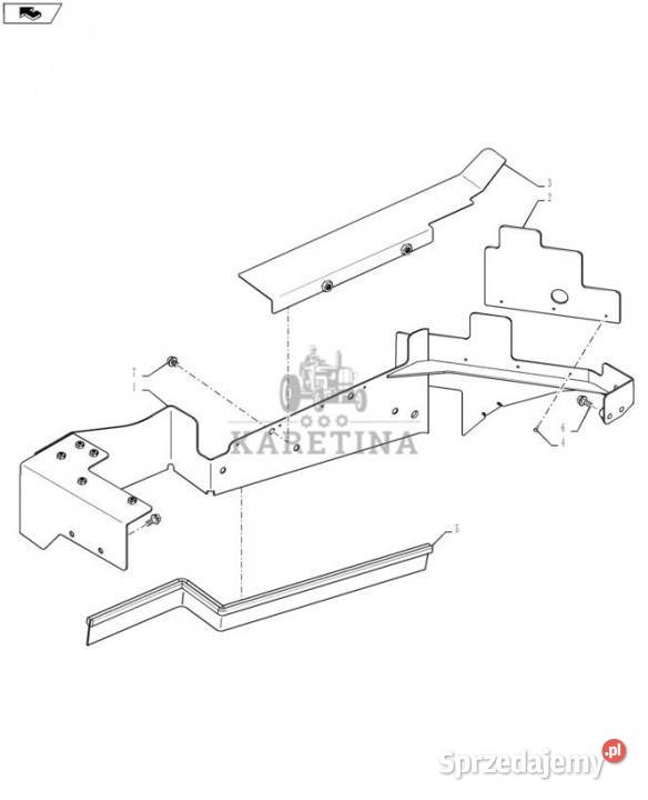 Holland T6090 Klapka 84363031 Jastrzębniki