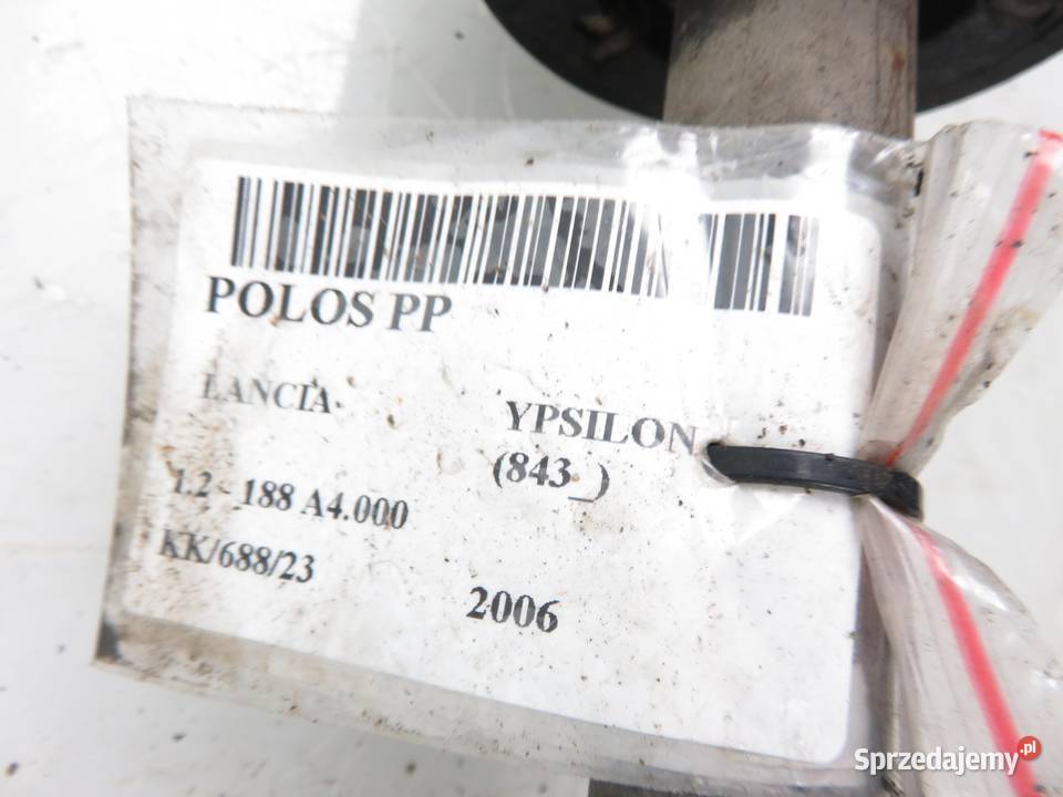 PÓŁOŚ PRAWA PRZEDNIA LANCIA YPSILON 12 B