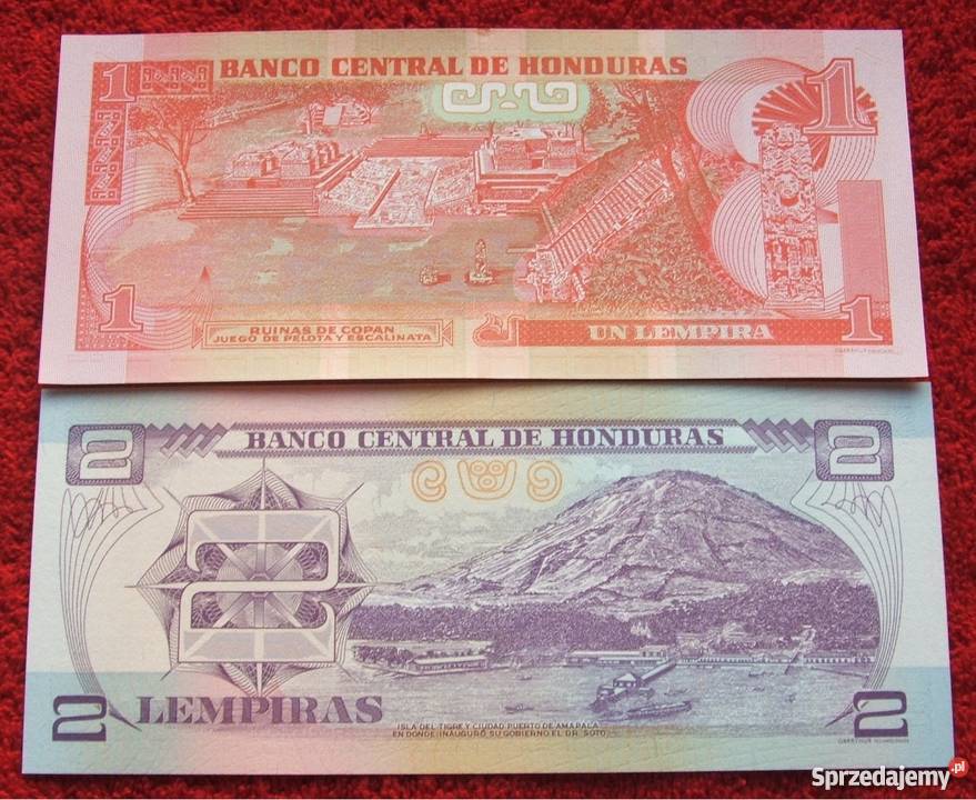 HONDURAS Kolekcjonerskie Banknoty Zestaw 2 śląskie Katowice