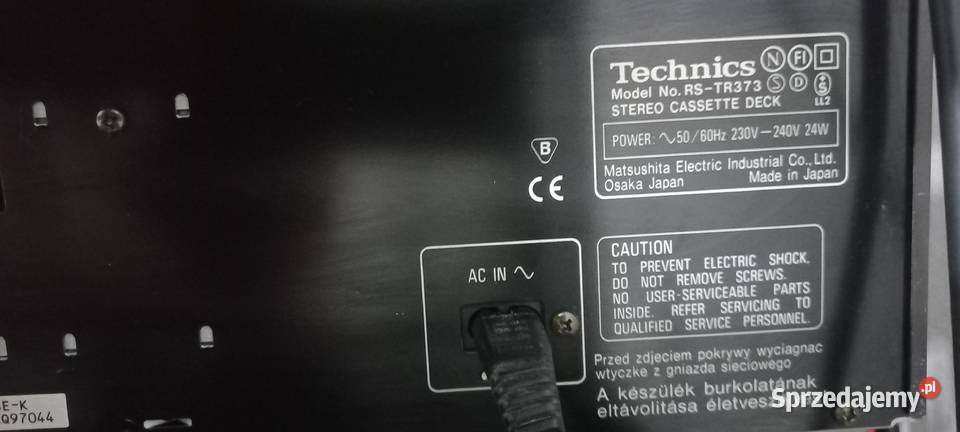 Magnetofon Technics RSTR373