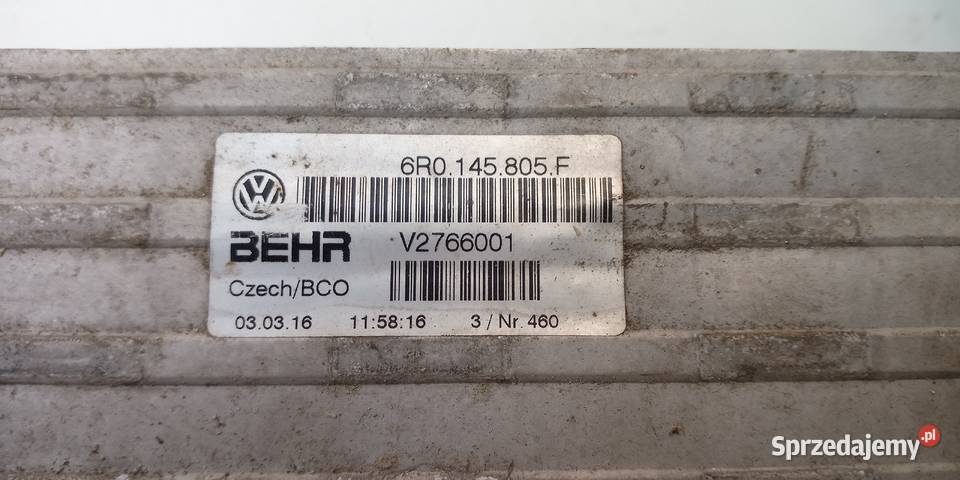 SKODA FABIA POLO GTI FRONT INTERCOOLER RADIATOR osobowe Krzeszowice