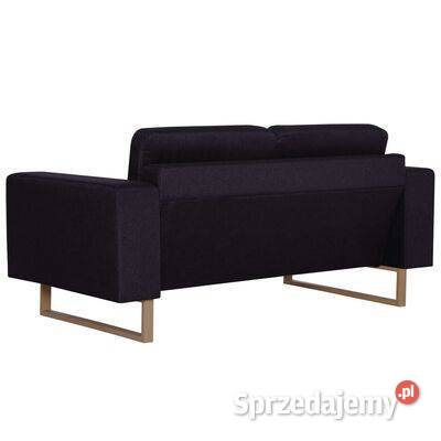 vidaXL 2osobowa sofa tapicerowana tkaniną
