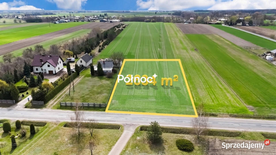 Działka o pwierzchni 2634 m Witoldów Sprzedaż