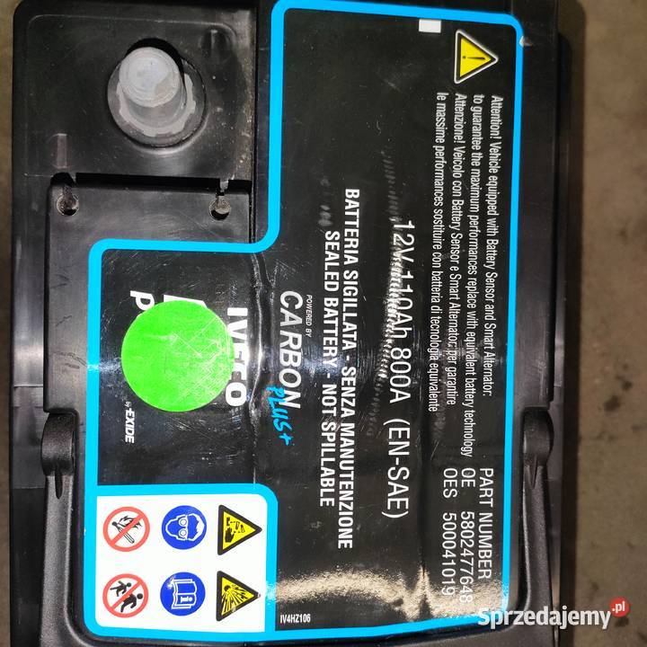 Akumulator EXIDE 110 Ah 800A Zawiercie