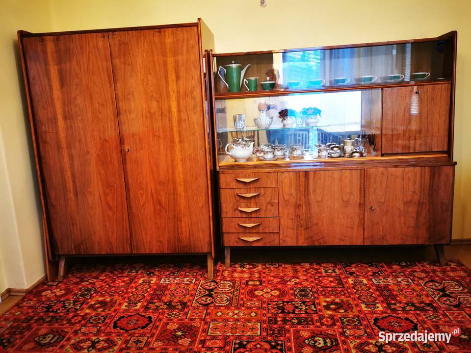 Komplet mebli vintage z czasów PRL Rybnik