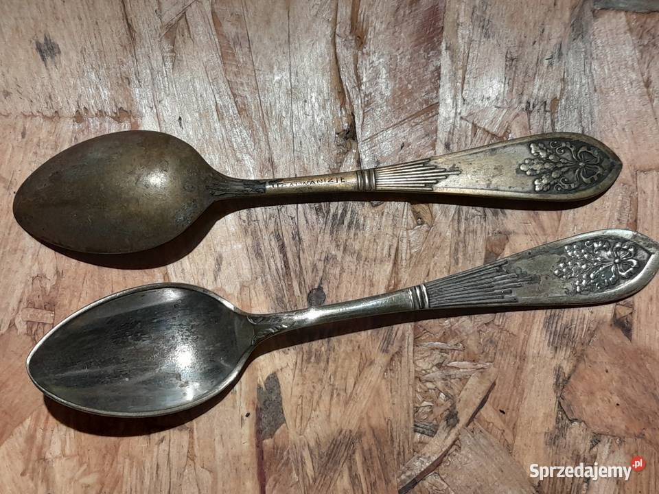 Stare łyżki łyżeczki sztućce łyżka łyżeczka