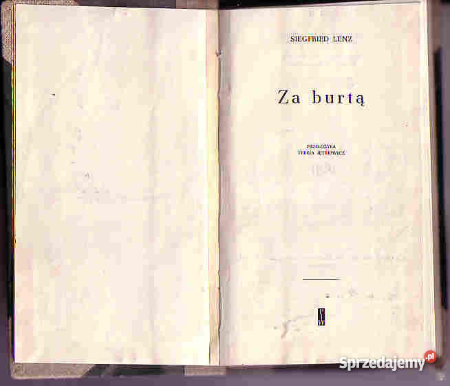 3875 BURTĄ SIEGFRIED LENZ sprzedam