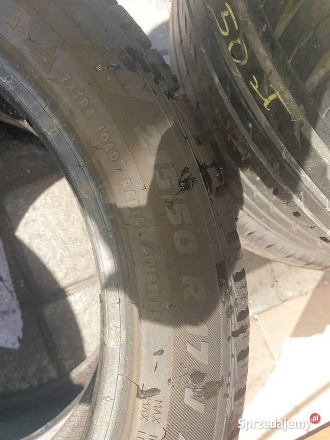 Dwie zimowe opony 21550 R17 warmińsko-mazurskie Dobre Miasto