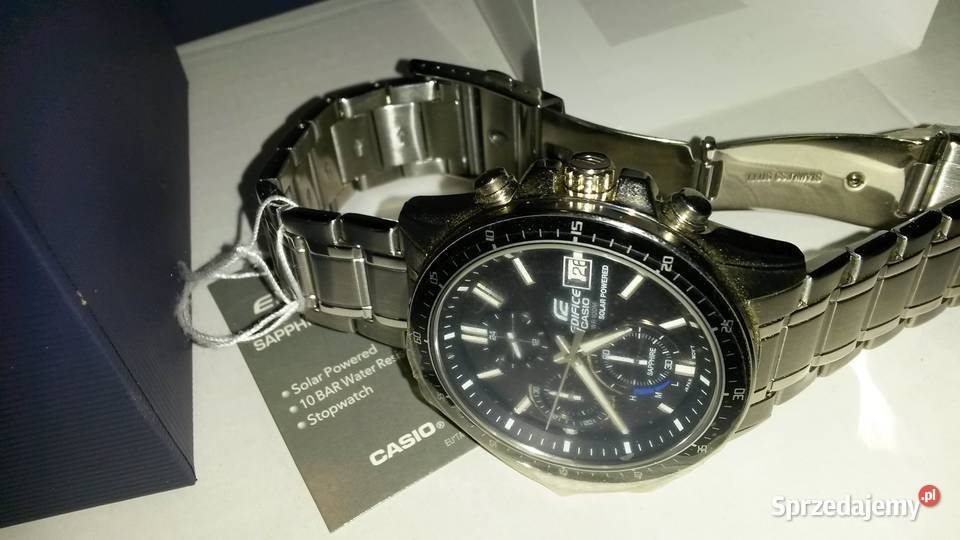Zegarek męski solarny Casio Edifice chronograf Jaworzno