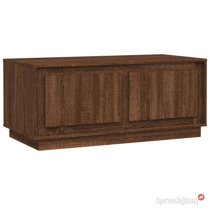 Stolik kawowy brązowy dąb 102x50x44 WM819883 Warszawa