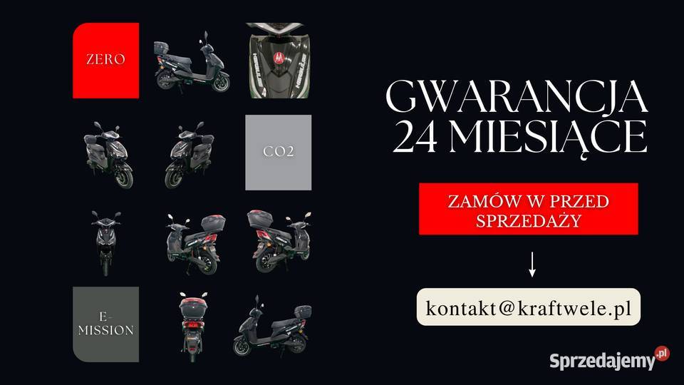 SKUTER MOTOR MOTOROWER ELEKTRYCZNY L1eB Motobi 1km Motocykle, skutery, quady Ząbkowice Śląskie