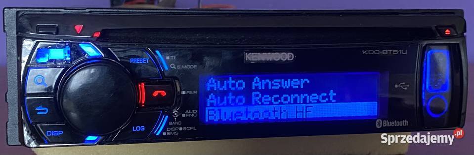 Kenwood KDCBT51U I HiEnd I Bluetooth I 24 BIT I zdejmowany panel Kępno