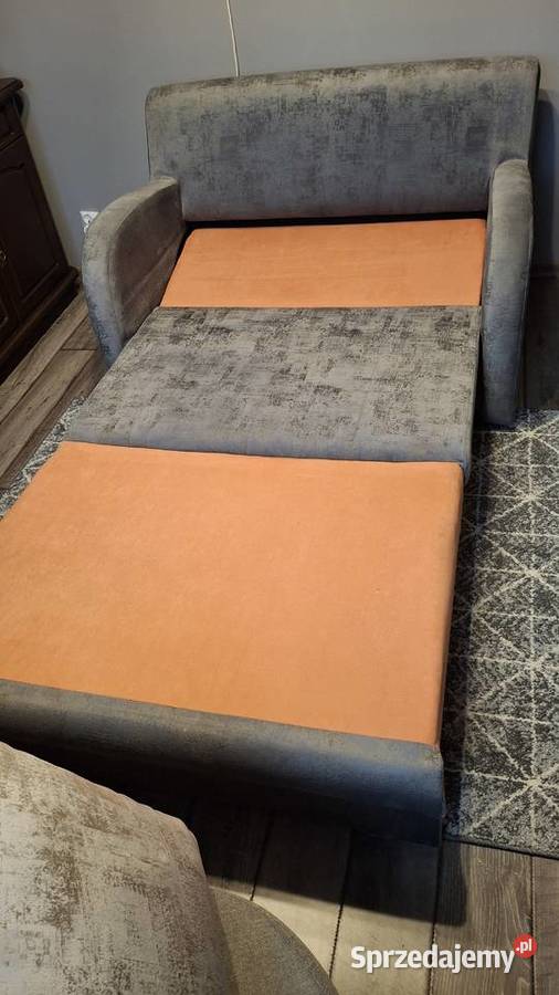 Sprzedam Sofa popielata 2 osobowarozkładana2 Głogów