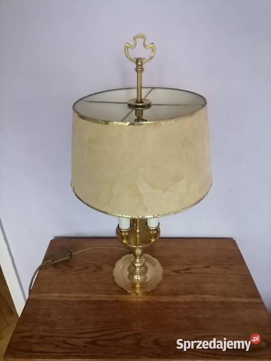 Stara mosiężna lampa z łat 60 tych ART DECO małopolskie Kraków