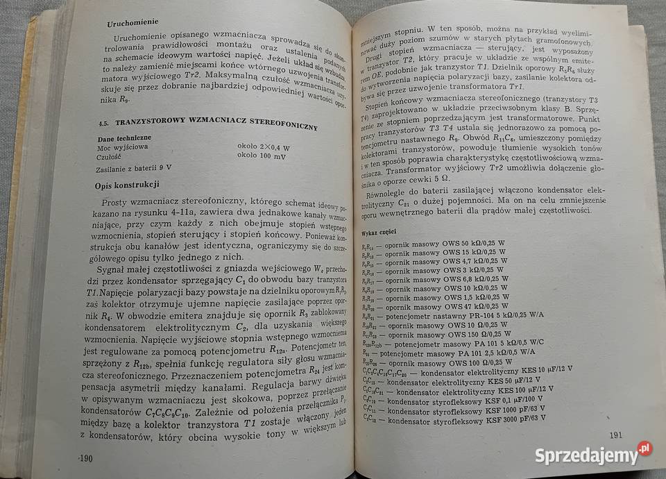 Zbigniew Faust Konstruowanie i montaż układów wielkopolskie Koźminek sprzedam