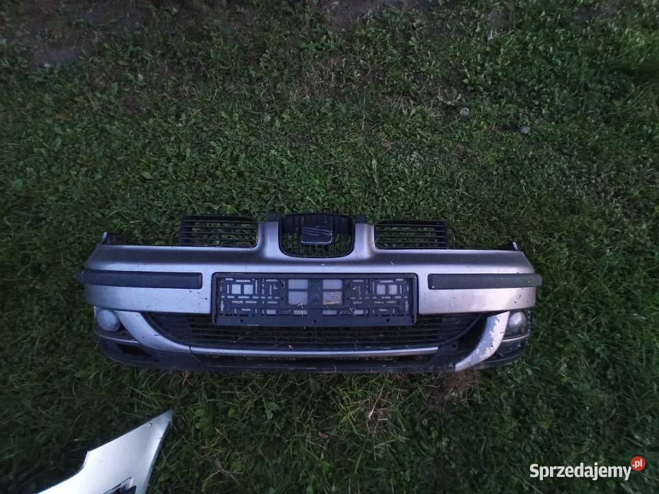 SEAT LEON 1M MK1 ZDERZAK PRZEDNI LS7U HALOGENY Milejów-Osada