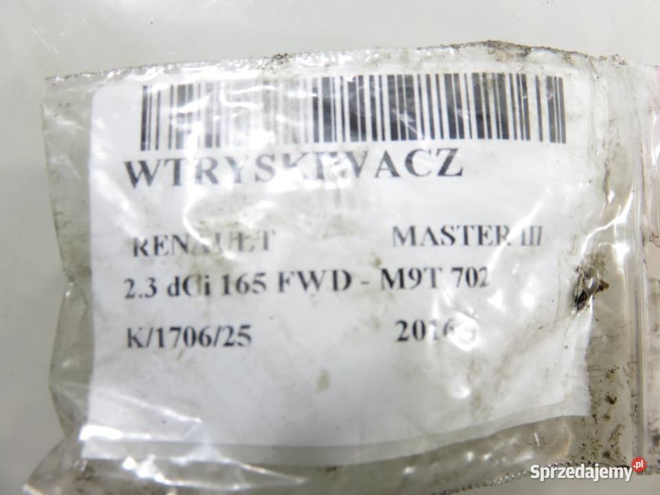 WTRYSKIWACZ RENAULT MASTER III 23 dCi 166000372R