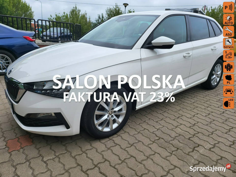 Škoda Scala 20-21 Tylko Salon Polska 1Właściciel GWARANCJA BEZWYPADKOWY