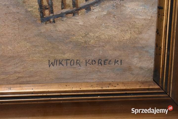 Wiktor Korecki Wiejskie Chaty Zimą Polska Zima Kraków