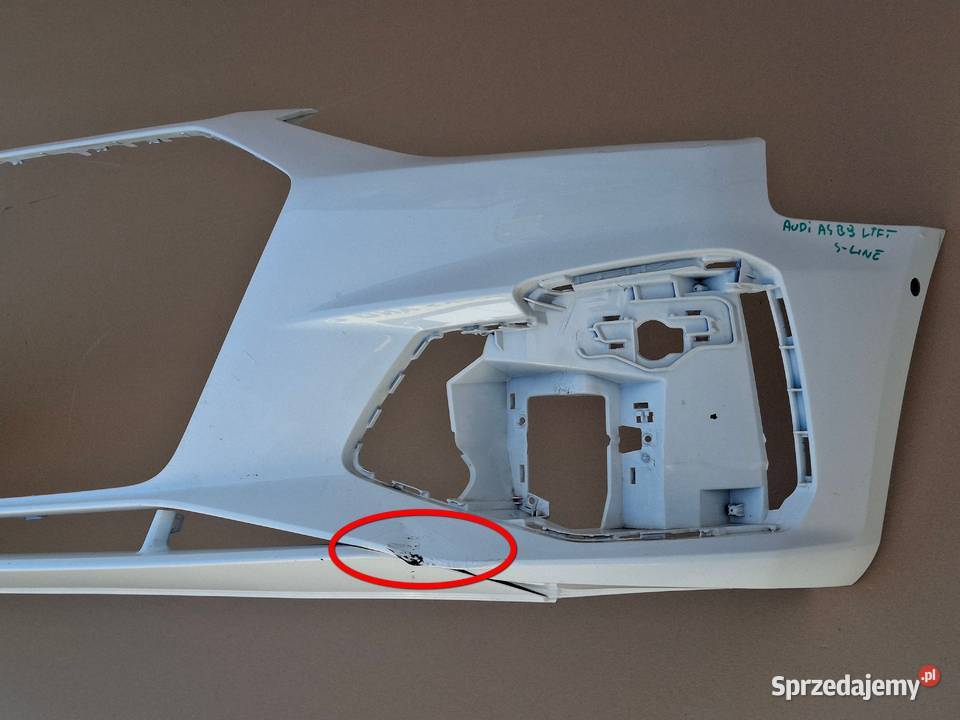 AUDI A4 B9 LIFT SLINE ZDERZAK PRZÓD PRZEDNI Bieleń