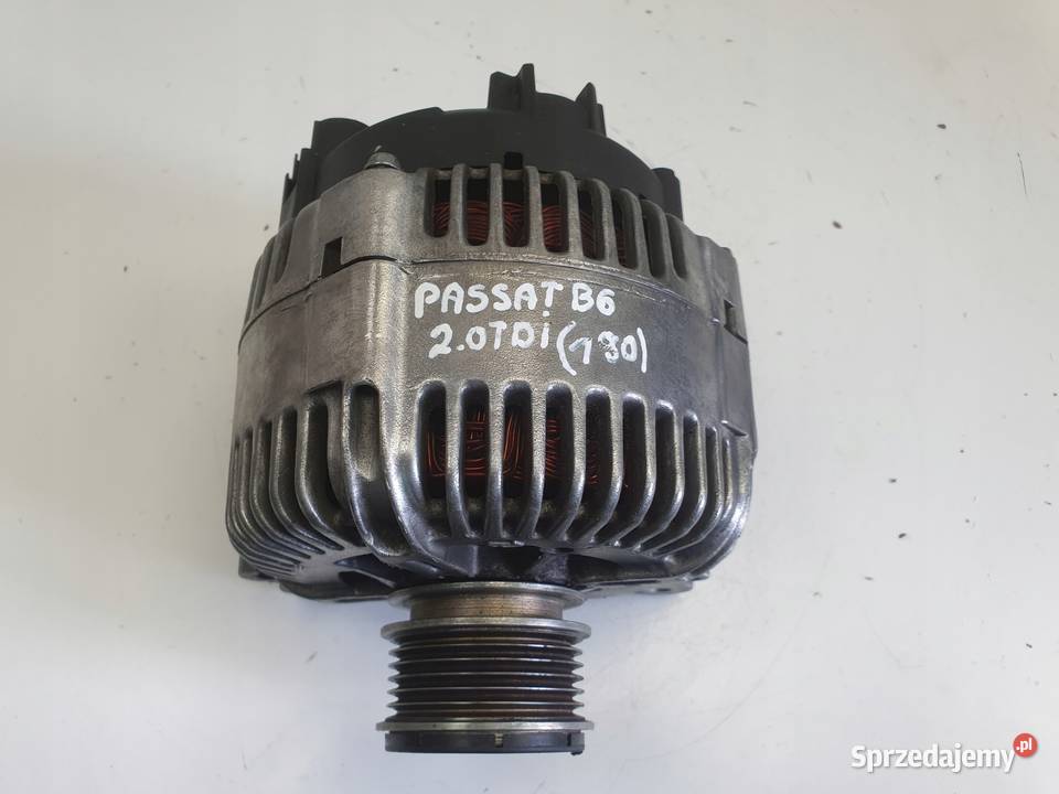 VW Passat B6 20 TDI ALTERNATOR 021903026L 180A osobowe Układ elektryczny silnika Janów sprzedam