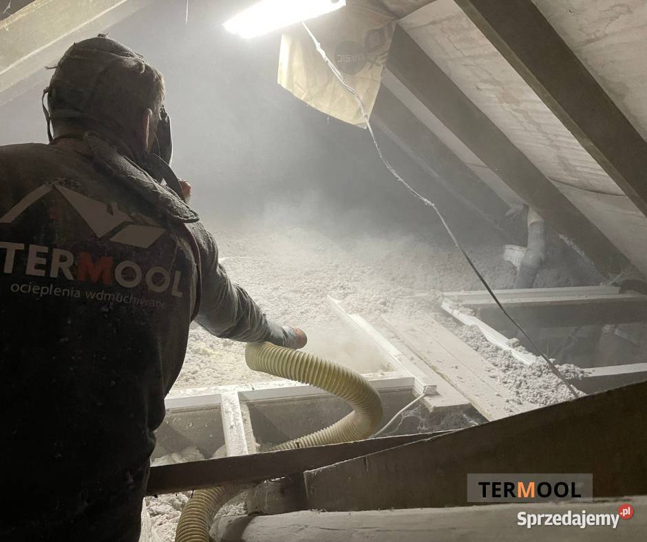 ocieplanie poddasza granulat celulozy Żary