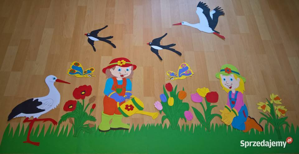 Dekoracje wiosenne z brystolu 504102444 lubelskie Ryki sprzedam