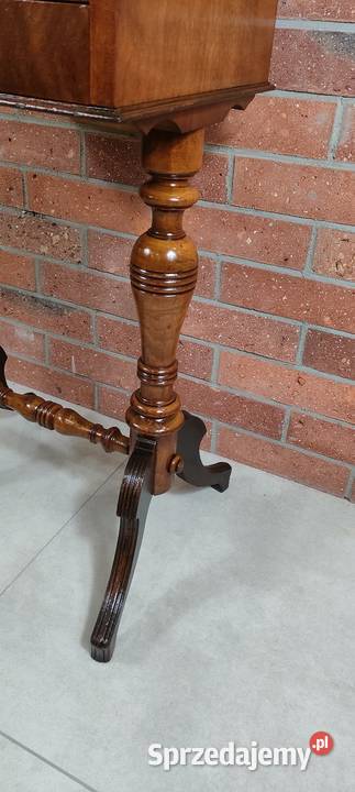 Piękny stolik niciak eklektyczny antyk Łagów
