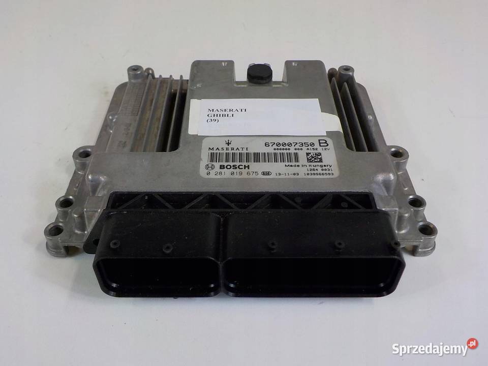 KOMPUTER SILNIKA 670007350 MASERATI GHIBLI osobowe Nowy Tomyśl