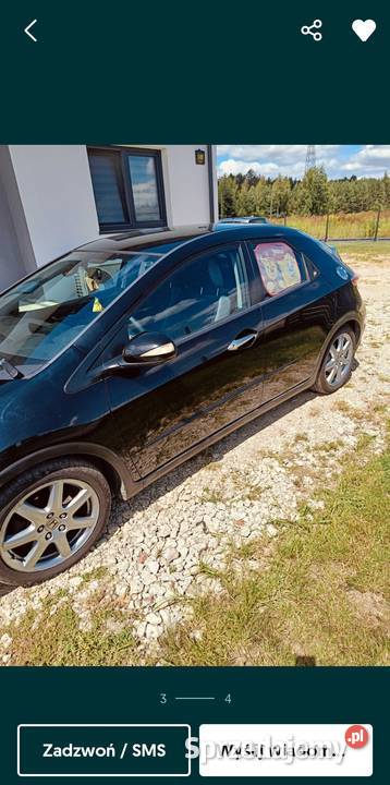 HONDA CIVIC UFO nieuszkodzony Civic Puławy