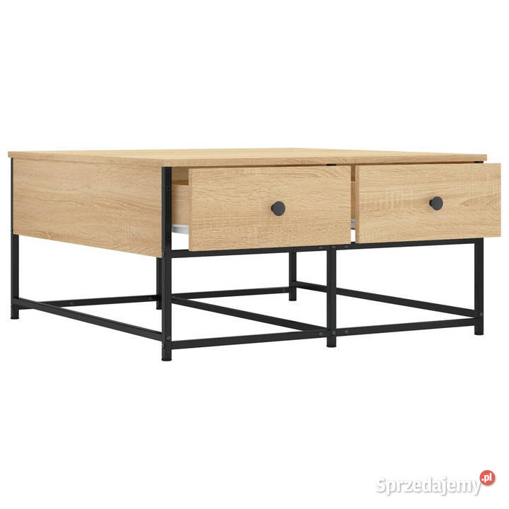 Stolik kawowy kolor dąb sonoma 80x80x40 WM835355