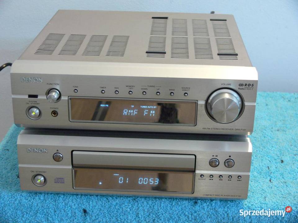 Amplituner i CD Denon DRA i DCD F101 sprawne Jasło