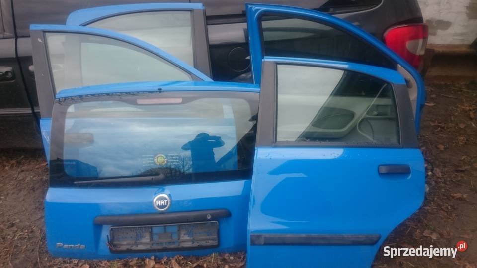 fiat panda 2005 przebieg 105 elemnty blacharskie